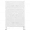 Industrial Storage Chest White 75x40x115 cm Metal