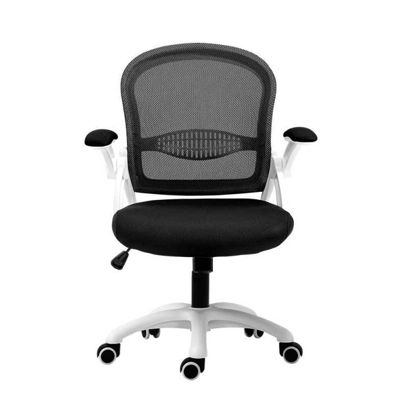 Artiss Mesh Office Chair Mid Back Black Artiss Mesh Office Chair Mid Back Black