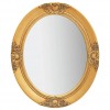 Wall Mirror Baroque Style 50x60 cm Gold