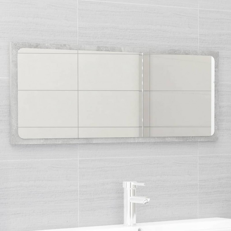 2 Piece Bathroom Furniture Set Concrete Grey Engineered Wood 2 Piece Bathroom Furniture Set Concrete Grey Engineered Wood