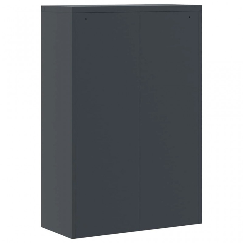 File Cabinet Anthracite 90x40x140 cm Steel File Cabinet Anthracite 90x40x140 cm Steel