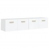 Wall Cabinets 2 pcs High Gloss White 80x35x36.5 cm Engineered Wood