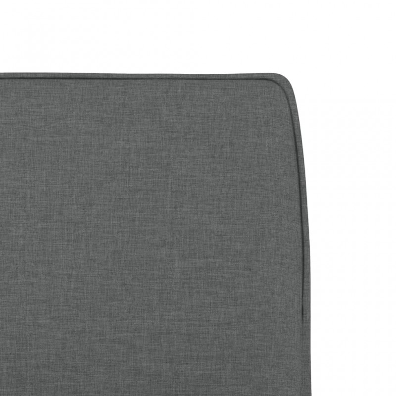 Lounge Chair Dark Grey 52x75x76 cm Fabric Lounge Chair Dark Grey 52x75x76 cm Fabric