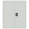 File Cabinet Light Grey 90x40x105 cm Steel