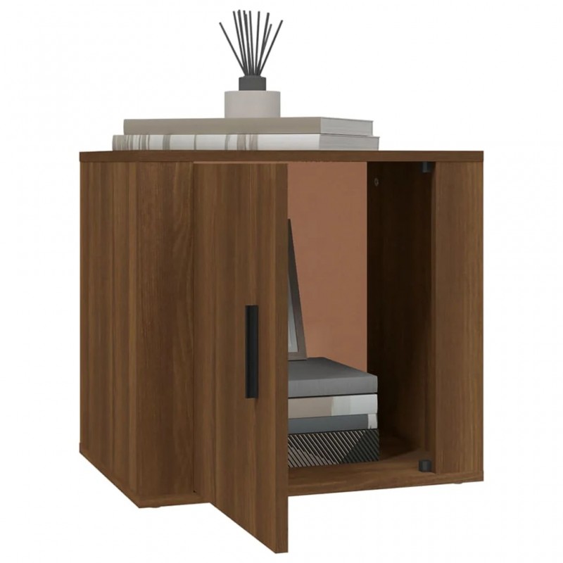 Bedside Cabinet Brown Oak 50x39x47 cm Bedside Cabinet Brown Oak 50x39x47 cm
