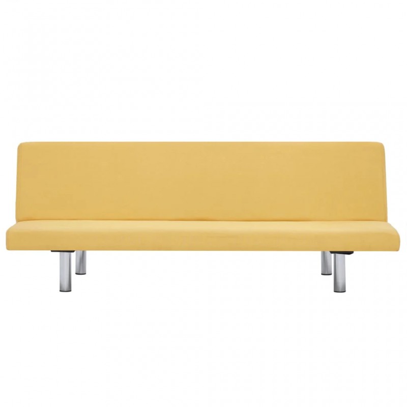 Sofa Bed Yellow Polyester Sofa Bed Yellow Polyester