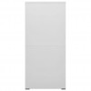 Filing Cabinet Light Grey 46x62x133 cm Steel