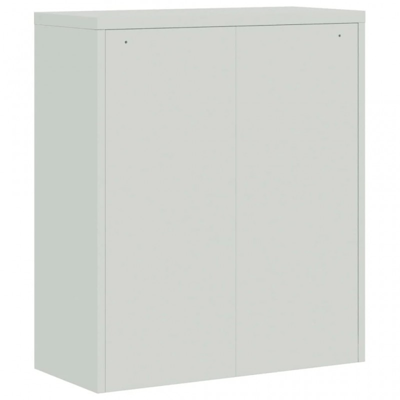 File Cabinet Light Grey 90x40x105 cm Steel File Cabinet Light Grey 90x40x105 cm Steel