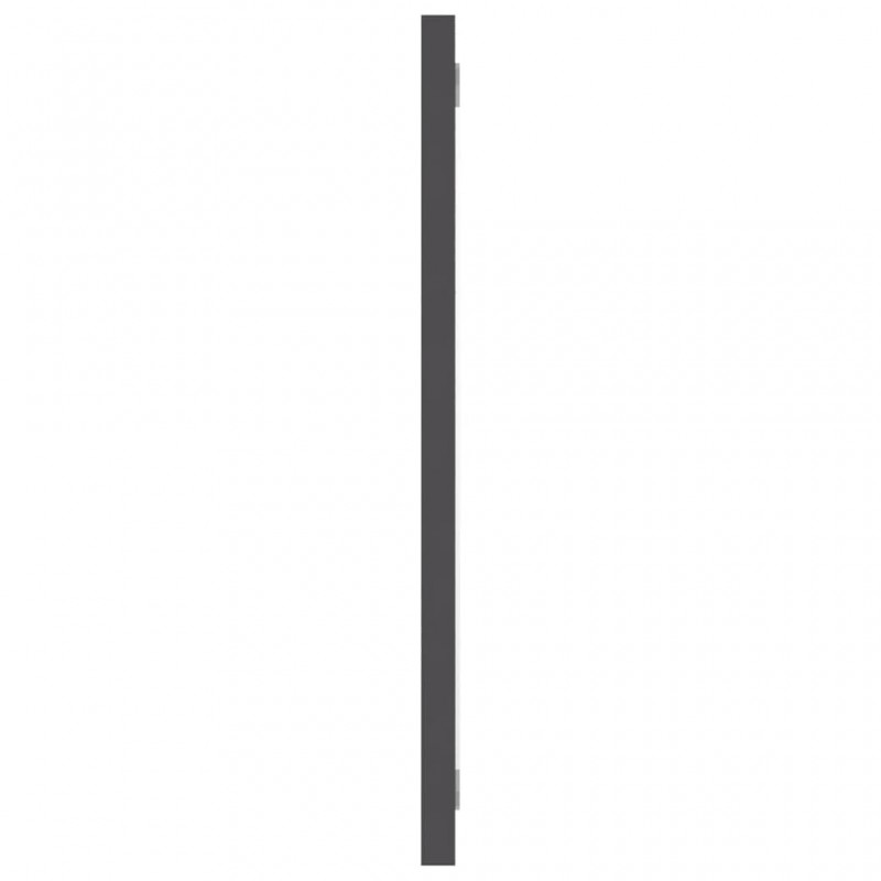 2 Piece Bathroom Furniture Set Grey Engineered Wood 2 Piece Bathroom Furniture Set Grey Engineered Wood