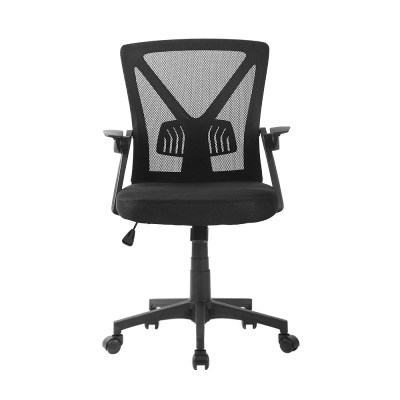 Artiss Mesh Office Chair Mid Back Black Artiss Mesh Office Chair Mid Back Black