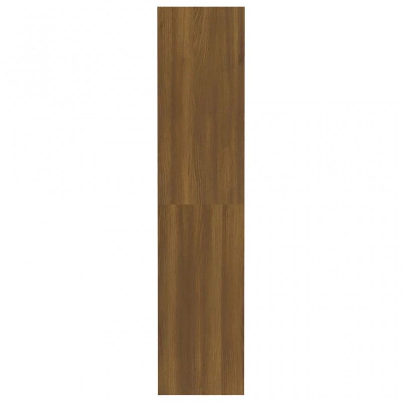 Book Cabinet/Room Divider Brown Oak 80x30x135 cm Engineered Wood Book Cabinet/Room Divider Brown Oak 80x30x135 cm Engineered Wood