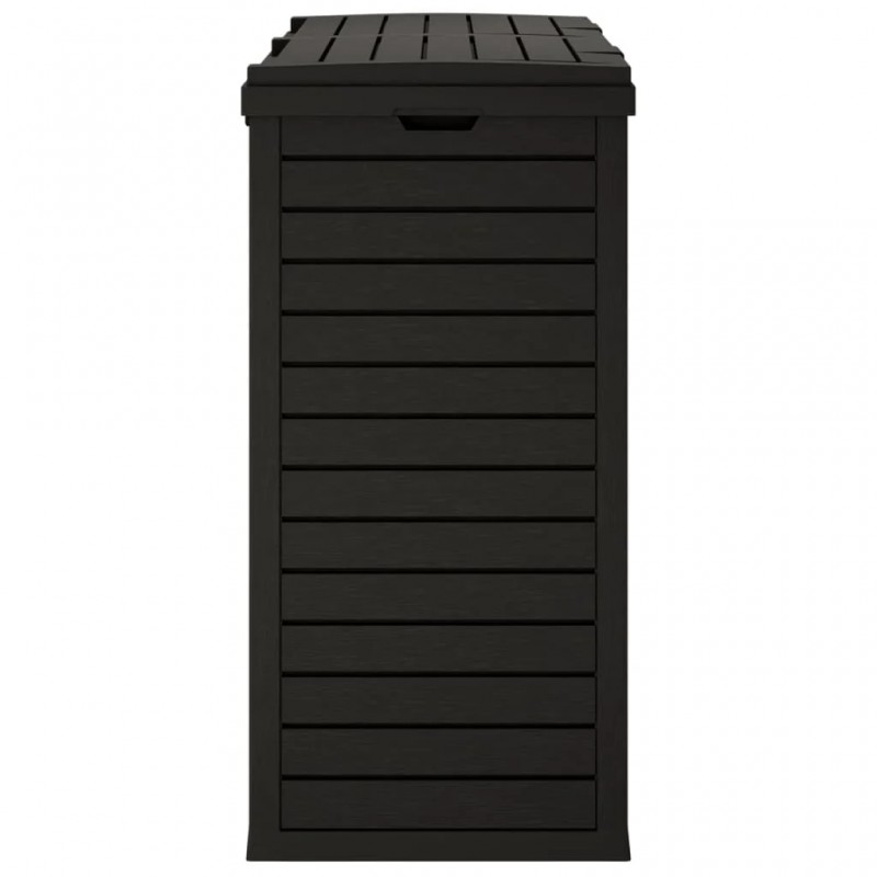 Outdoor Garbage Bin Black 78x41x86 cm Polypropylene Outdoor Garbage Bin Black 78x41x86 cm Polypropylene