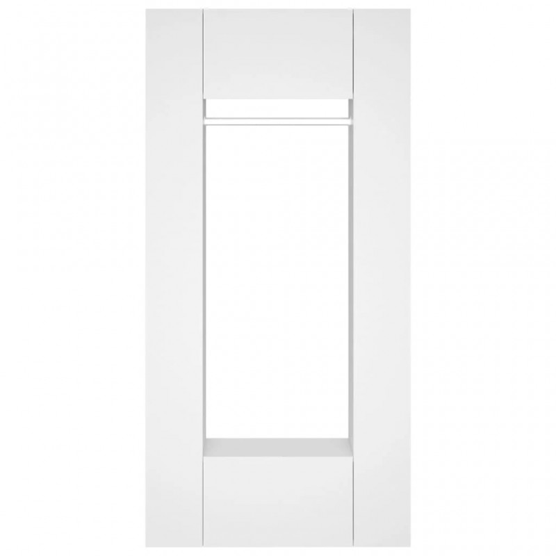 Hallway Cabinets 2 pcs White Engineered Wood Hallway Cabinets 2 pcs White Engineered Wood