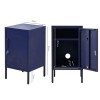 ArtissIn Bedside Table Metal Cabinet - MINI Blue
