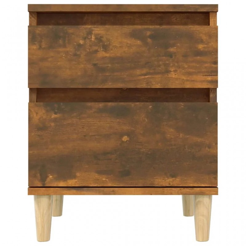 Bedside Cabinet Smoked Oak 40x35x50 cm Bedside Cabinet Smoked Oak 40x35x50 cm