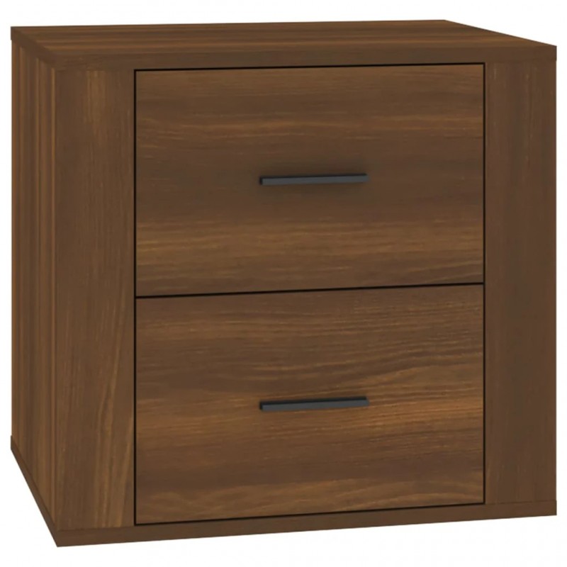 Bedside Cabinet Brown Oak 50x39x47 cm Bedside Cabinet Brown Oak 50x39x47 cm