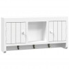 Key Cabinet White 40x8.5x20 cm Engineered Wood&Steel