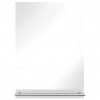 Wall Mirror with Shelf 40x60 cm Tempered Glass