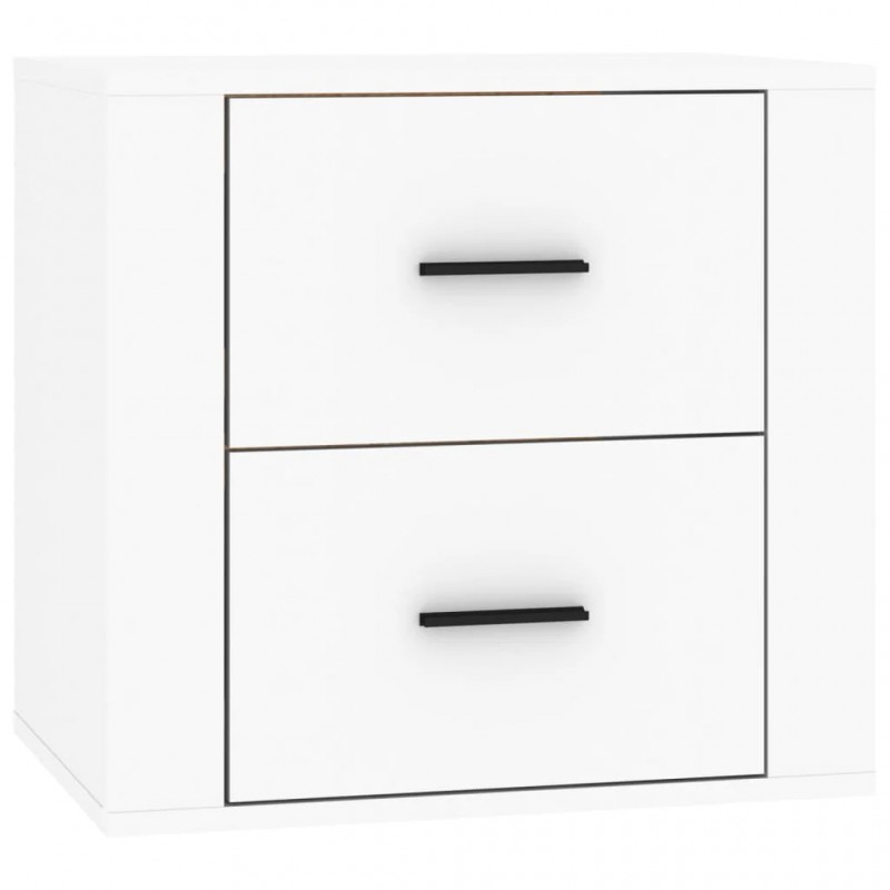 Wall-mounted Bedside Cabinet White 50x36x47 cm Wall-mounted Bedside Cabinet White 50x36x47 cm