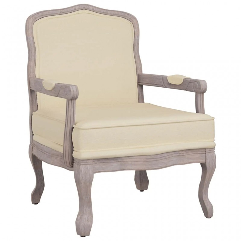 Sofa Chair Beige 64x64x90 cm linen Sofa Chair Beige 64x64x90 cm linen