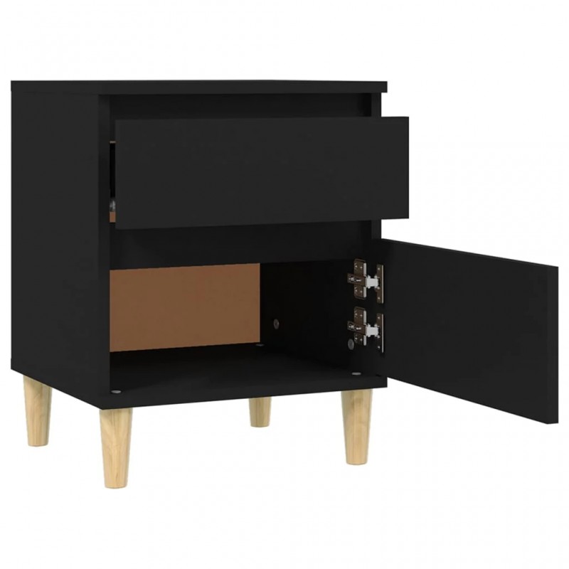 Bedside Cabinet Black 40x35x50 cm Bedside Cabinet Black 40x35x50 cm