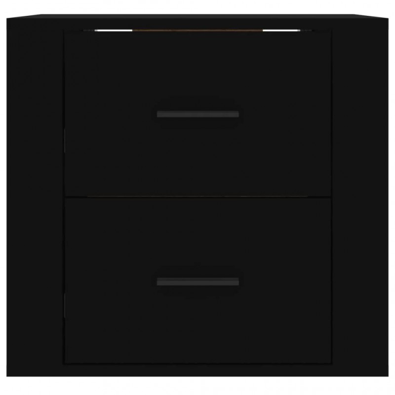 Wall-mounted Bedside Cabinet Black 50x36x47 cm Wall-mounted Bedside Cabinet Black 50x36x47 cm