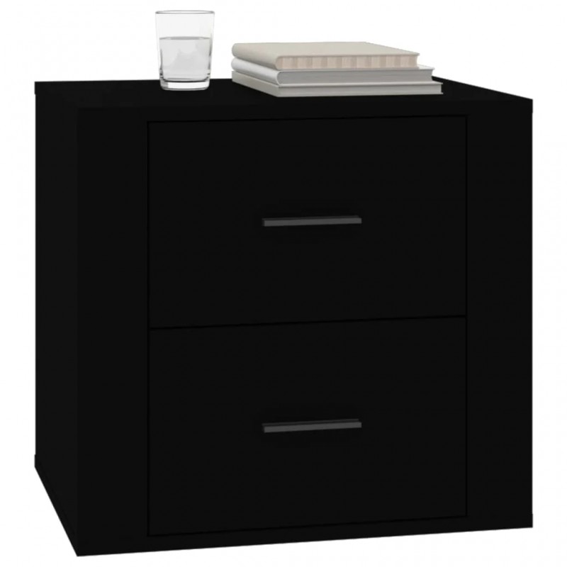 Bedside Cabinet Black 50x39x47 cm Bedside Cabinet Black 50x39x47 cm