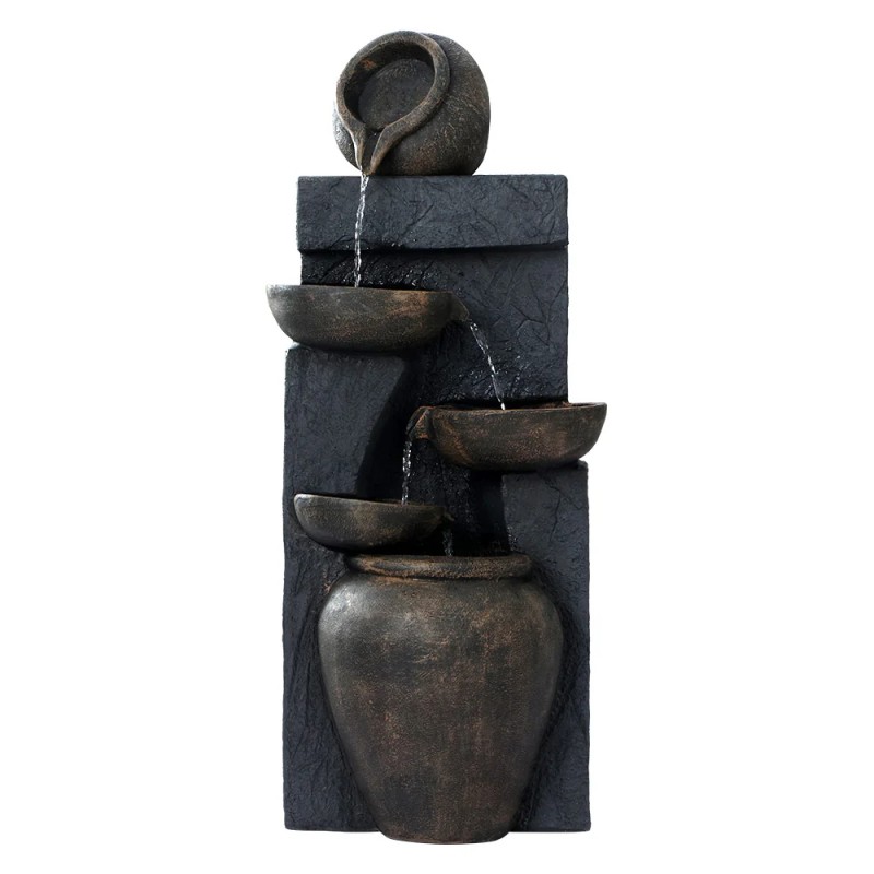 Gardeon Solar Water Feature 5-Tier 99cm Gardeon Solar Water Feature 5-Tier 99cm