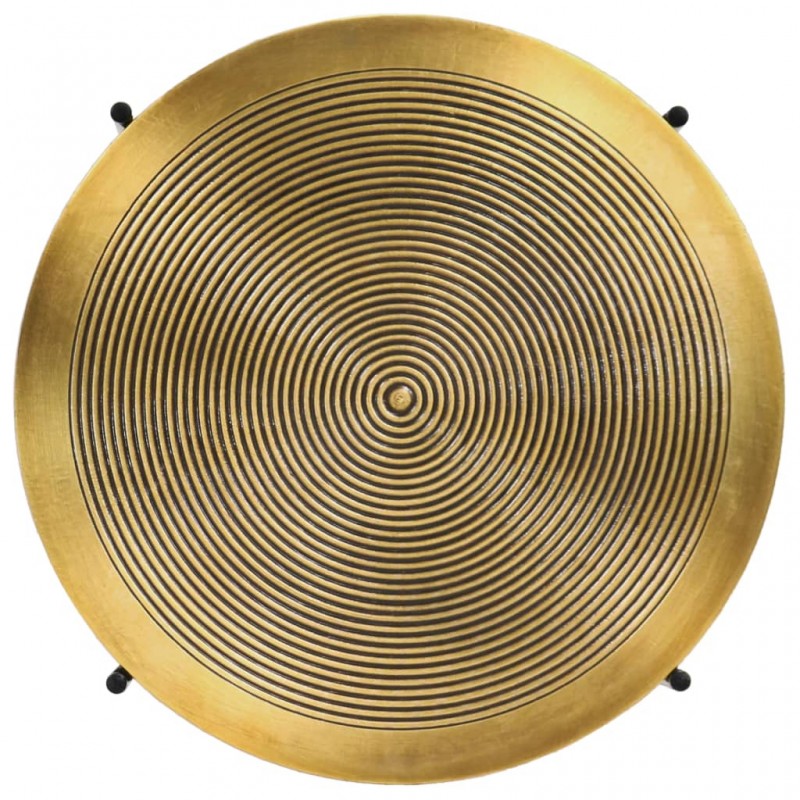 Table Set 2 Pieces Brass-covered MDF Table Set 2 Pieces Brass-covered MDF