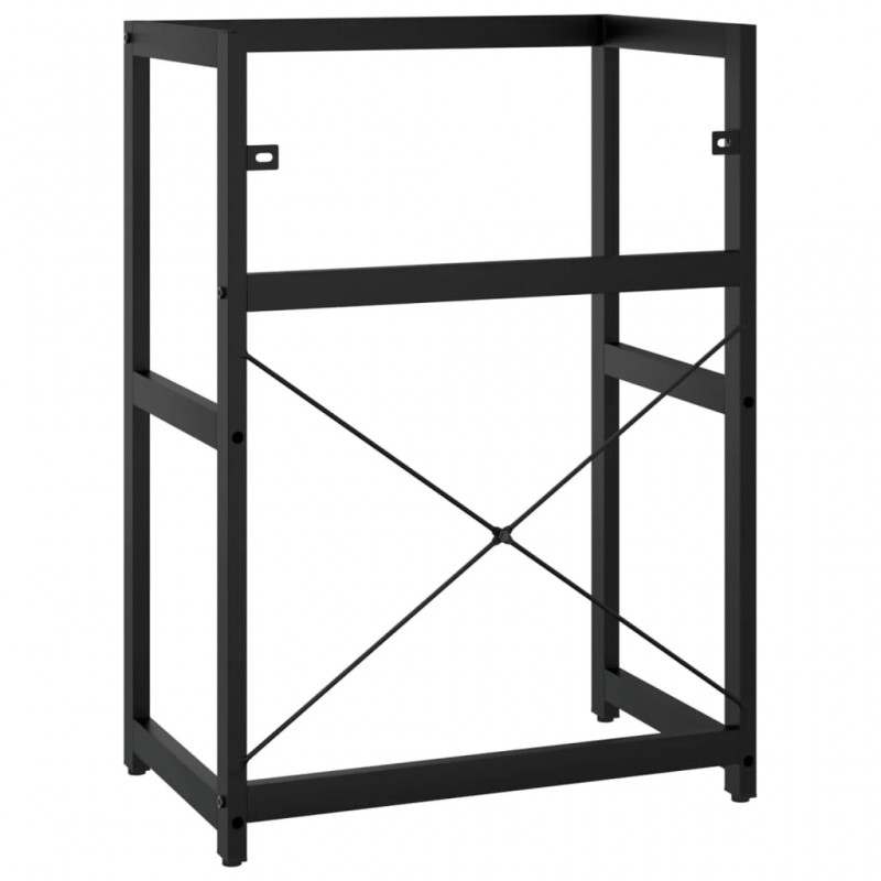 Bathroom Washbasin Frame Black 59x38x83 cm Iron Bathroom Washbasin Frame Black 59x38x83 cm Iron