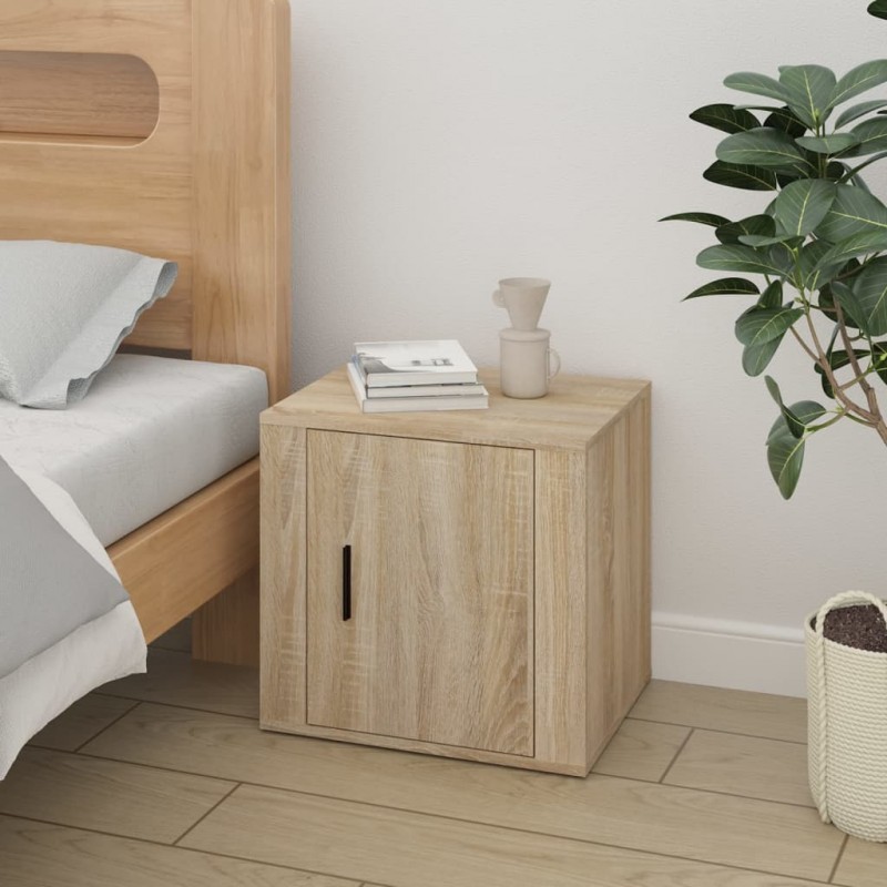 Bedside Cabinet Sonoma Oak 50x39x47 cm Bedside Cabinet Sonoma Oak 50x39x47 cm