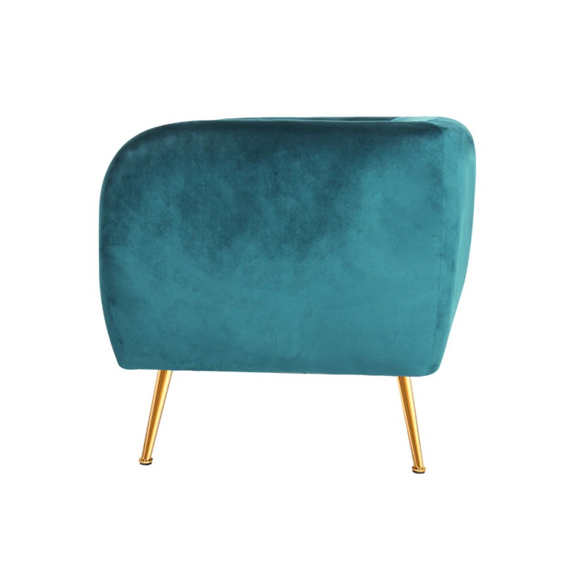 Artiss Armchair Lounge Sofa Arm Chair Accent Chairs Armchairs Couch Velvet Green Artiss Armchair Lounge Sofa Arm Chair Accent Chairs Armchairs Couch Velvet Green