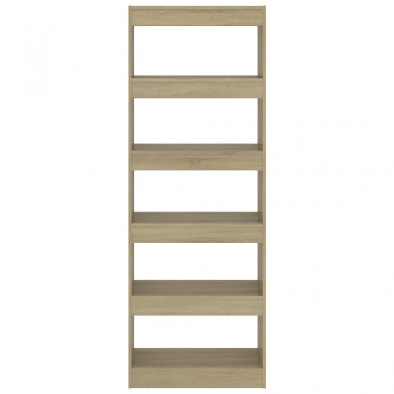 Book Cabinet/Room Divider Sonoma Oak 60x30x166 cm Engineered Wood Book Cabinet/Room Divider Sonoma Oak 60x30x166 cm Engineered Wood