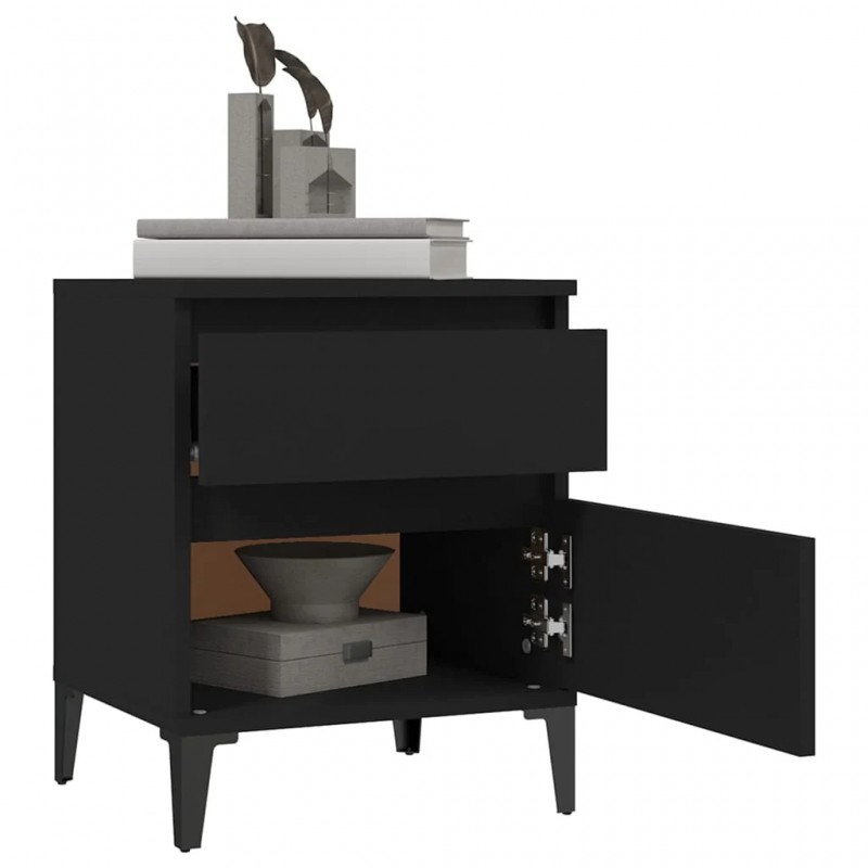 Bedside Cabinet Black 40x35x50 cm Bedside Cabinet Black 40x35x50 cm