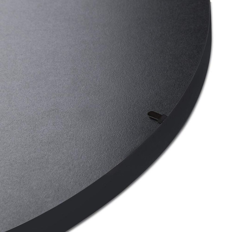 Embellir Wall Mirror Makeup 80cm Home Decor Framed Mirrors Bathroom Round Black Embellir Wall Mirror Makeup 80cm Home Decor Framed Mirrors Bathroom Round Black