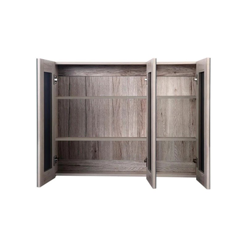 Cefito Bathroom Mirror Cabinet 900x720mm Oak Cefito Bathroom Mirror Cabinet 900x720mm Oak