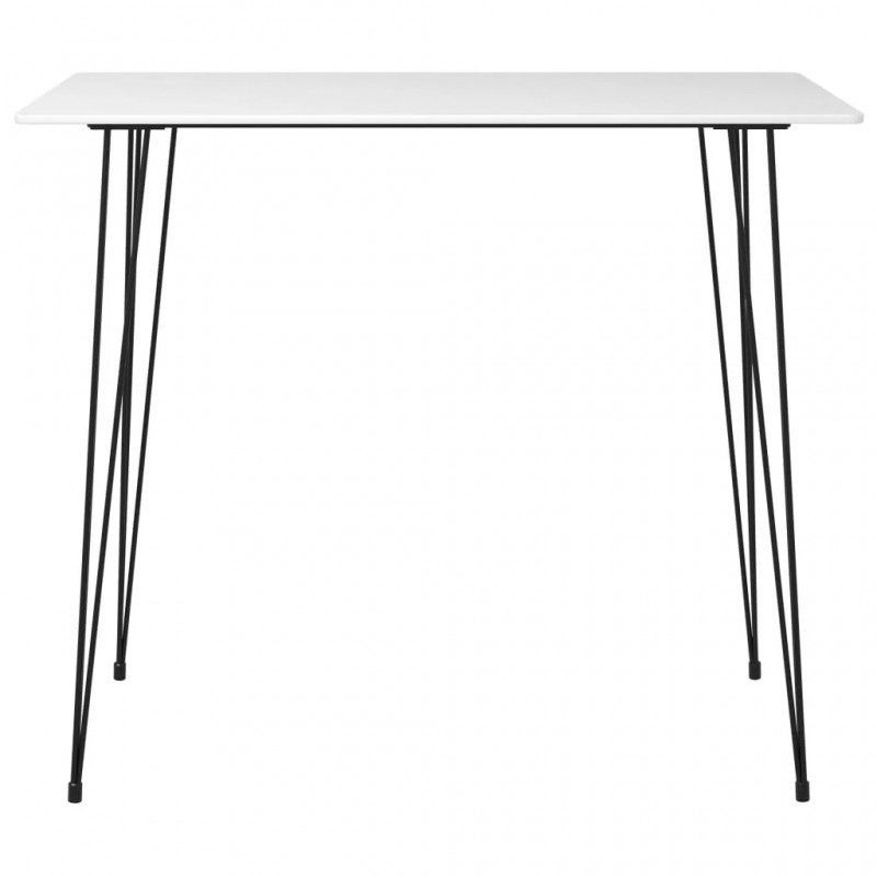 5 Piece Bar Set White and Grey 5 Piece Bar Set White and Grey