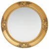 Wall Mirror Baroque Style 50 cm Gold