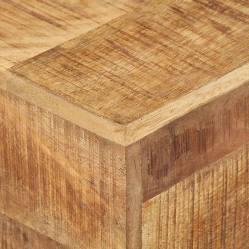 Side Table 30x30x33 cm Rough Mango Wood Side Table 30x30x33 cm Rough Mango Wood