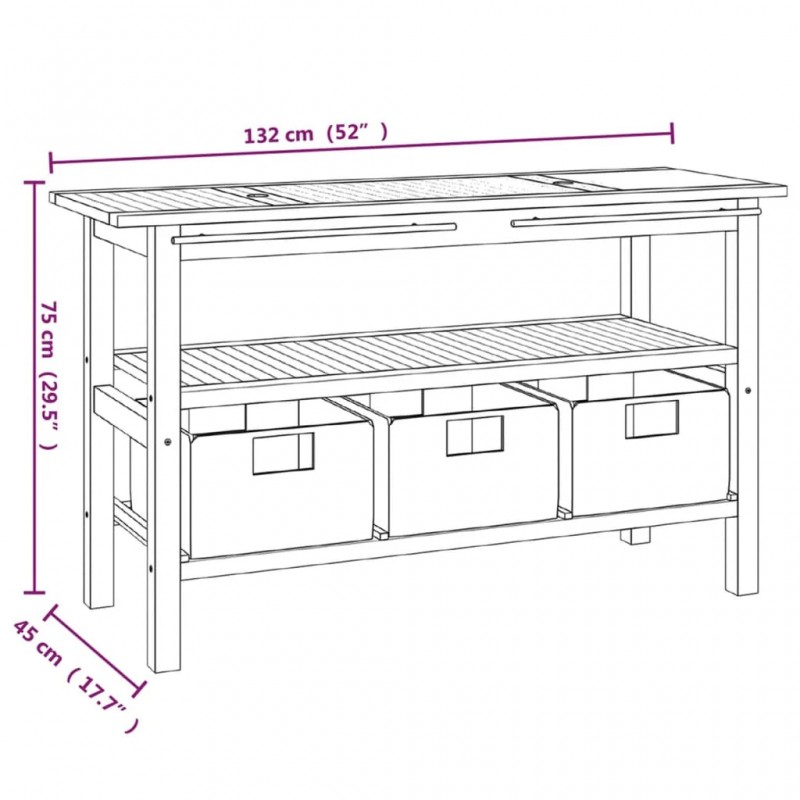 Bathroom Vanity Cabinet with River Stone Sinks Solid Wood Teak Bathroom Vanity Cabinet with River Stone Sinks Solid Wood Teak