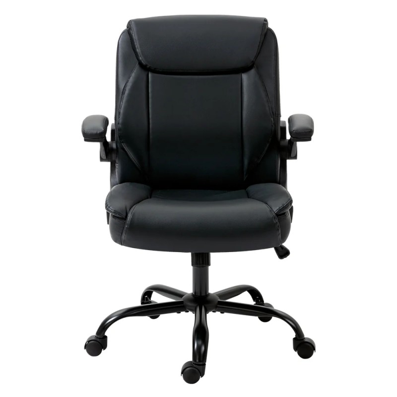 Artiss Executive Office Chair Mid Back Black Artiss Executive Office Chair Mid Back Black
