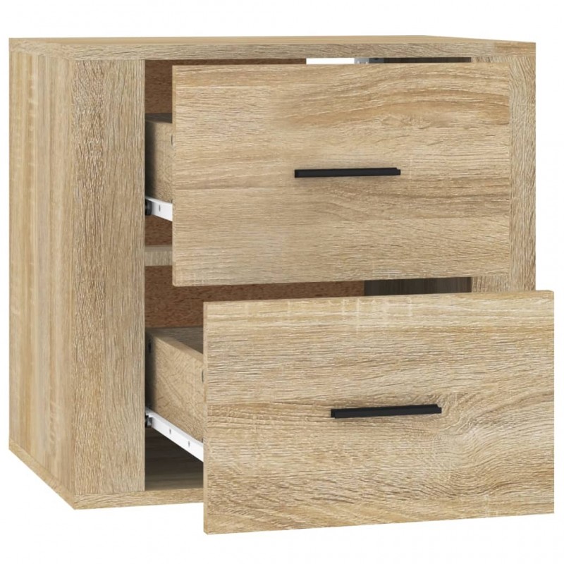 Wall-mounted Bedside Cabinet Sonoma Oak 50x36x47 cm Wall-mounted Bedside Cabinet Sonoma Oak 50x36x47 cm
