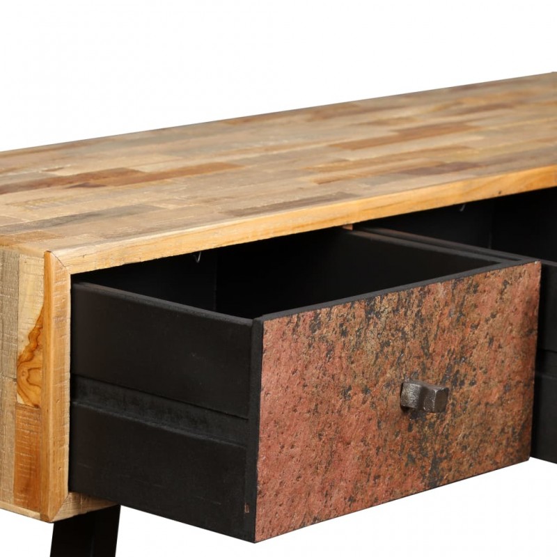 Console Table 120x30x76 cm Solid Reclaimed Teak Console Table 120x30x76 cm Solid Reclaimed Teak
