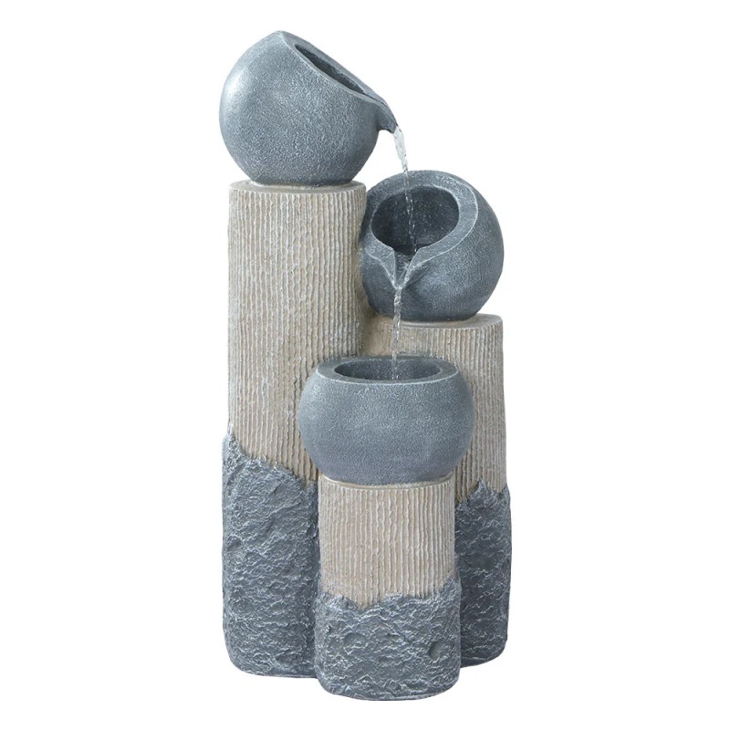 Gardeon Solar Water Feature with LED Lights 3 Tiers 76cm Gardeon Solar Water Feature with LED Lights 3 Tiers 76cm