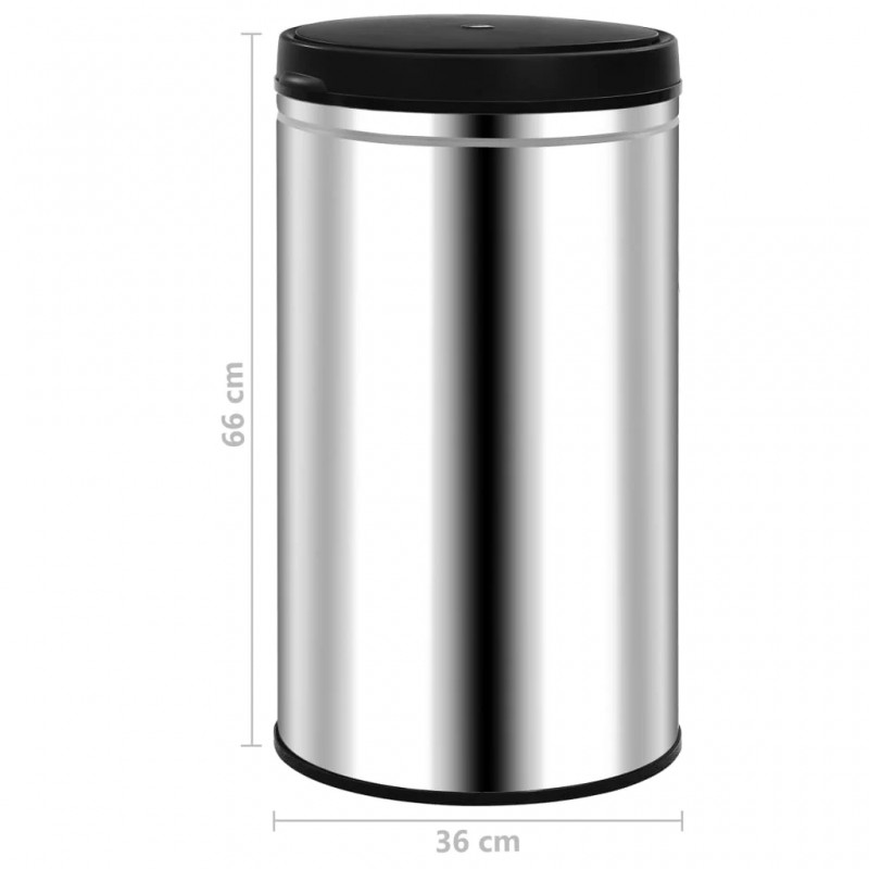 Automatic Sensor Dustbin 60 L Stainless Steel Automatic Sensor Dustbin 60 L Stainless Steel