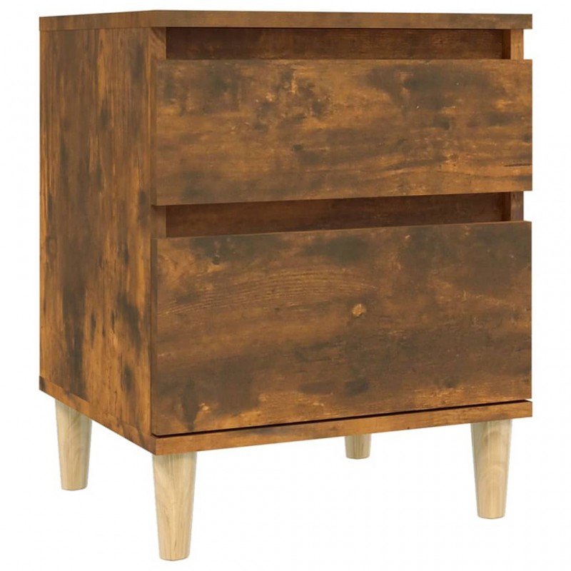 Bedside Cabinet Smoked Oak 40x35x50 cm Bedside Cabinet Smoked Oak 40x35x50 cm