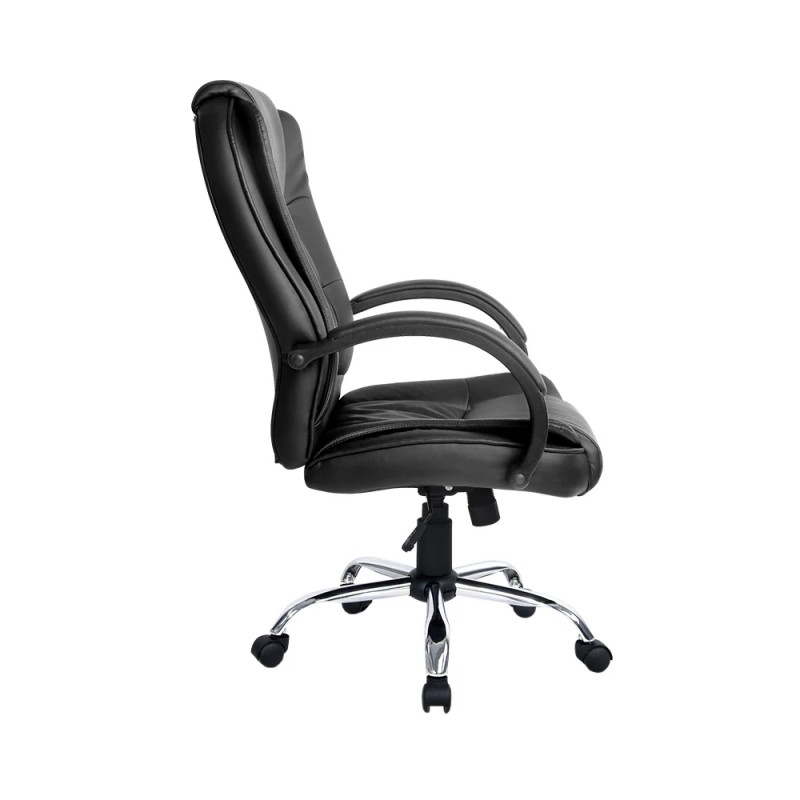 Artiss Executive Office Chair Leather Tilt Black Artiss Executive Office Chair Leather Tilt Black