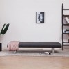 Sofa Bed Dark Grey Polyester