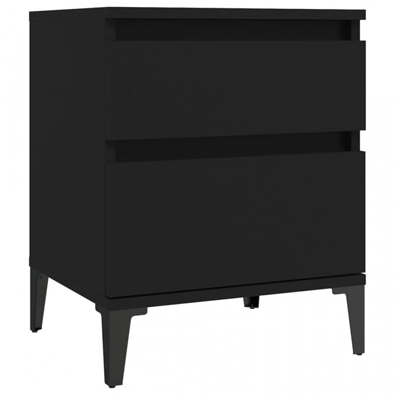 Bedside Cabinet Black 40x35x50 cm Bedside Cabinet Black 40x35x50 cm