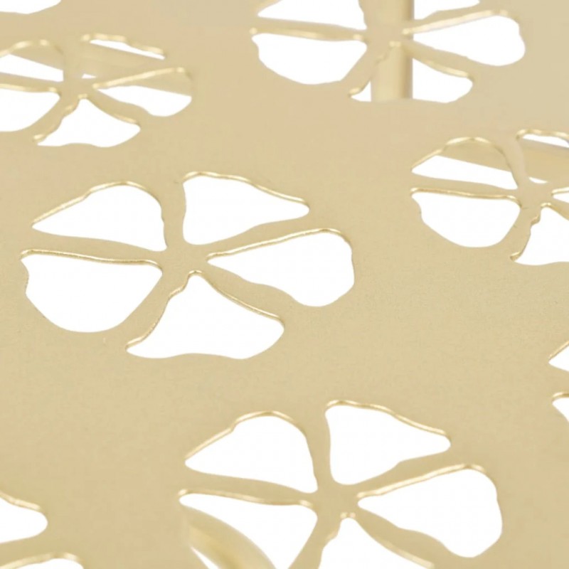 Side Table Vintage Style Half Round Metal 72x36x74 cm Gold Side Table Vintage Style Half Round Metal 72x36x74 cm Gold